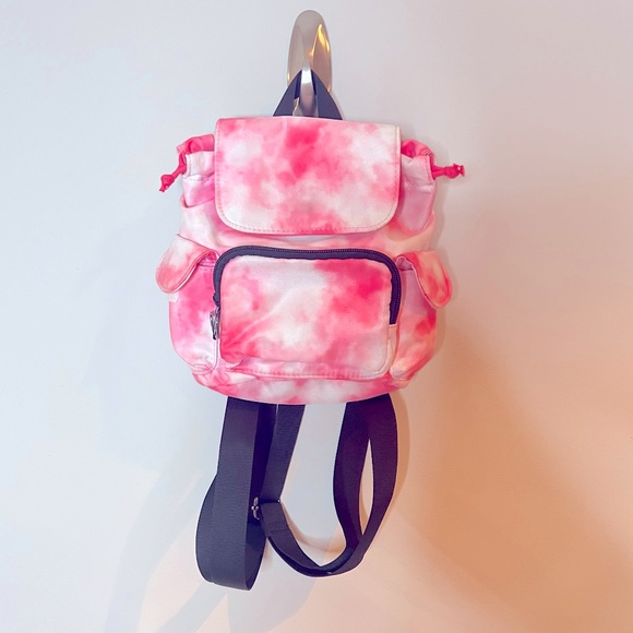 Y2K | Claire’s pink tie dye mini backpack bag - Picture 1 of 8